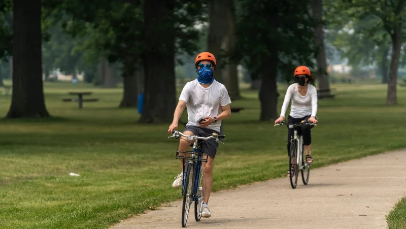 Vicki Morgan says smoke slows Indian River tourism as Michigan stays hazy — Air Quality Map In Michigan
