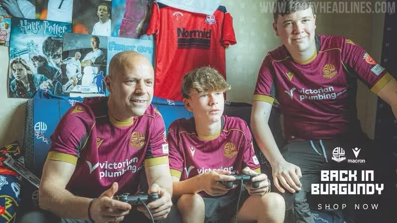Bolton Wanderers 26-27 away kit unveiled in burgundy and gold by Macron