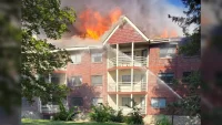 Crews battle Helix Apartments fire in St. Louis Park
