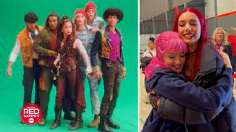 Kylie Cantrall guides Luis Madrigal in Descendants: Wicked Wonderland on July 16