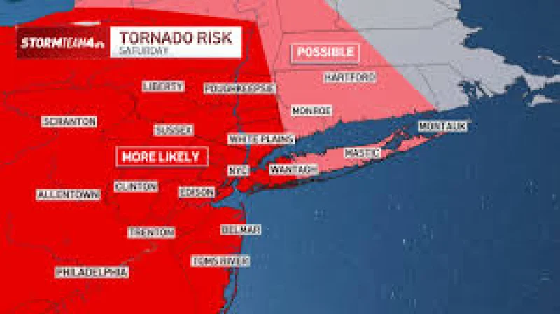 New York City Faces Nyc Tornado Warning Amid Level 3 Severe Risk