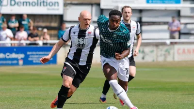 Plymouth Argyle lead Bath City 2-0 at half-time in second pre-season game