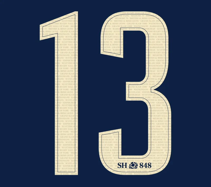 Ollie Smith’s number 13 jersey will carry Scott Hastings’ tribute at Murrayfield