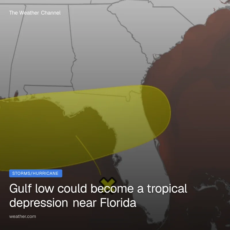 Florida low could bring 5 inches of Tropical Storm Weather In Florida