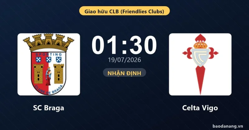 SC Braga Day brings presentation match against Braga Vs Celta De Vigo at 19.30