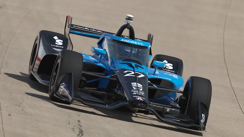 David Malukas hospitalized after Turn 2 crash in Nashville practice