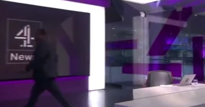 Krishnan Guru-murthy leaves set for 5 minutes to kick off