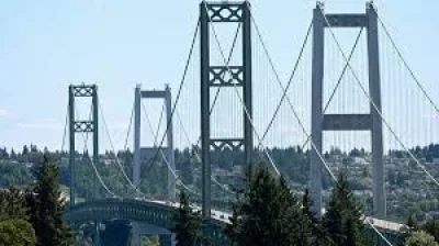 Kameron Watts reports eastbound SR 16 closure at Tacoma Narrows Bridge