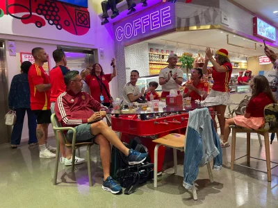 Robert Sanfiz says La Nacional watch party is already at capacity before World Cup Final Soccer