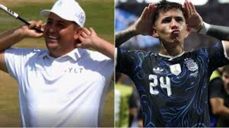 Mateo Pulcini caps The Open round with 40-foot putt and Enzo Celebration