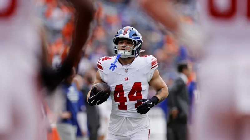 Cam Skattebo's failed Fanatics Fest backflip is a reminder the New York Giants running back still likes to live dangerously