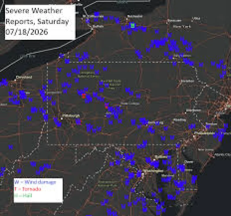 Matthew Kramer says Nws counted 2 Derry Township tornadoes