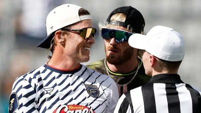 Tom Brady teases at least one WWE match and slaps Logan Paul in the face — Mark Henry take note