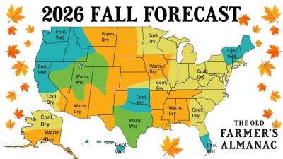 The Old Farmer’s Almanac Fall 2026 calls for cooler South Jersey weather