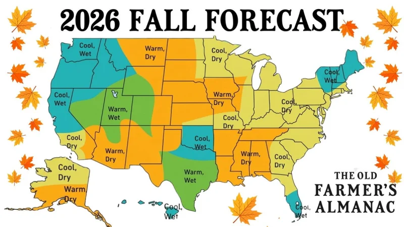 The Old Farmer’s Almanac Fall 2026 calls for cooler South Jersey weather