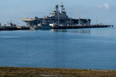 USS Tripoli returns to Okinawa with Marines after six-month deployment