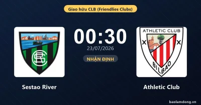Sestao Vs Athletic: 00:30 Kickoff Set for Preseason Friendly on 23 July 2026