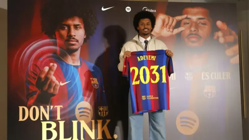 Fc Barcelona get a different kind of weapon in Karim David Adeyemi and the 36,65 km/h case for belief