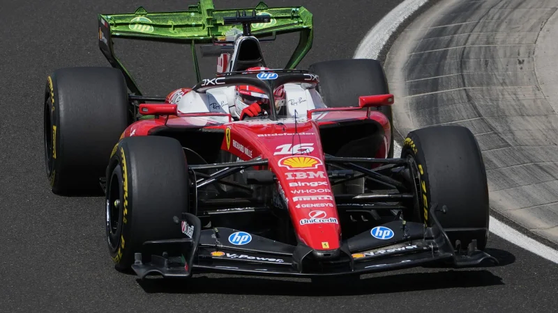 Leclerc fastest by half a second in FP1 as Aston Martin and Ferrari face reliability questions — Fp1