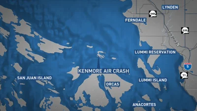 Kenmore Air flight goes down near Sucia Island with 10 aboard