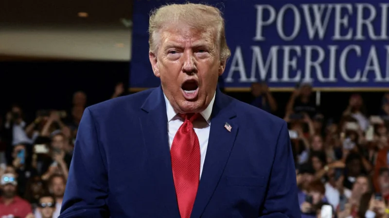 Trump mocks Jon Ossoff as Pinky Herman at Georgia rally