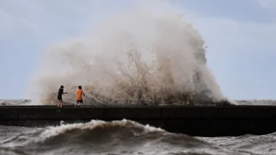 National Hurricane Center says Tropical Depression Bertha made second Texas landfall