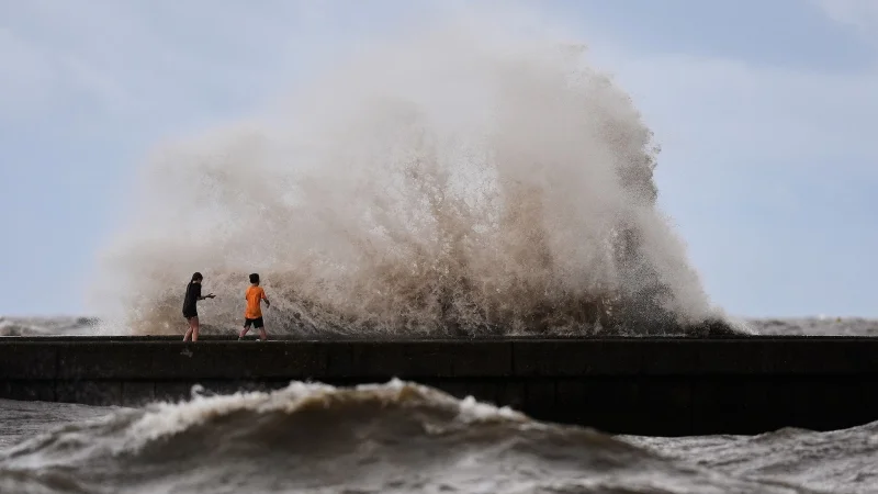 National Hurricane Center says Tropical Depression Bertha made second Texas landfall