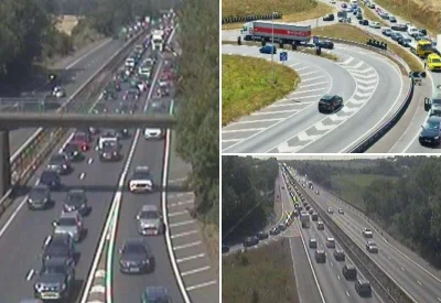 Kent Police leads M2 Traffic closure after six-vehicle crash