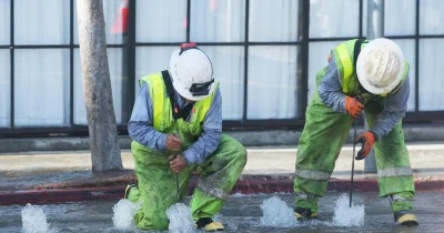 LADWP repairs Sunset Boulevard break after 17 million gallons spill