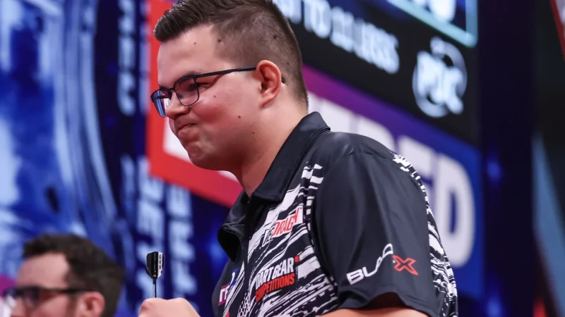 Van Duijvenbode notes the final hurdle as Gian van Veen falls 17-10 to Gerwyn Price in World Matchplay semifinal