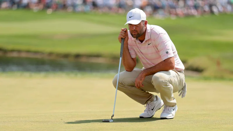 Scheffler shoots 65, trails by three as 3m Open Prize Money race takes shape