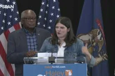 Haley Stevens Campaigns With Jim Clyburn in Abdul El Sayed Haley Stevens Contest