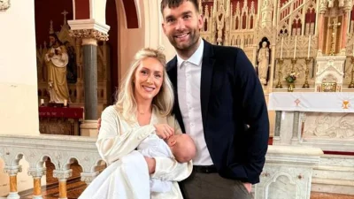 Aidan O’shea welcomes baby daughter Romee as a new family chapter begins