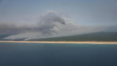 Firefighters in France confront first Pyrocumulonimbus cloud