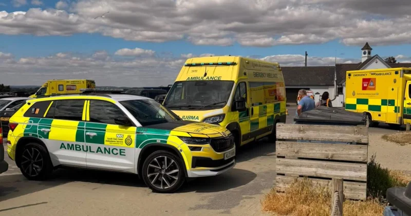 Large emergency response underway at West Wittering Beach