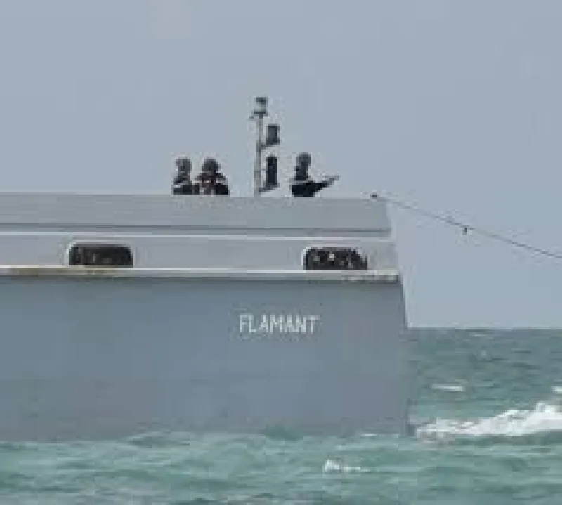 Chris Philp says French patrol boat fired 17 shots during BBC interview