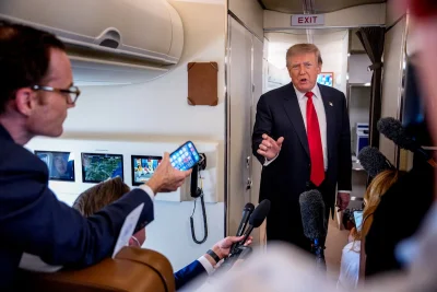 Trump Tells Air Force One $13 Billion From Venezuela Funds Government — Trump Administration Venezuelan Oil Revenue