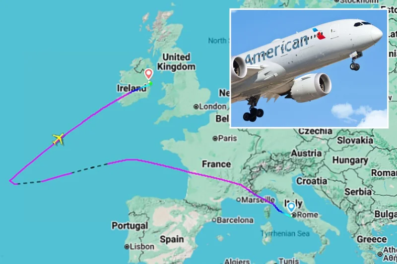 American Airlines News: Flight 719 Diverts to Dublin After Odor