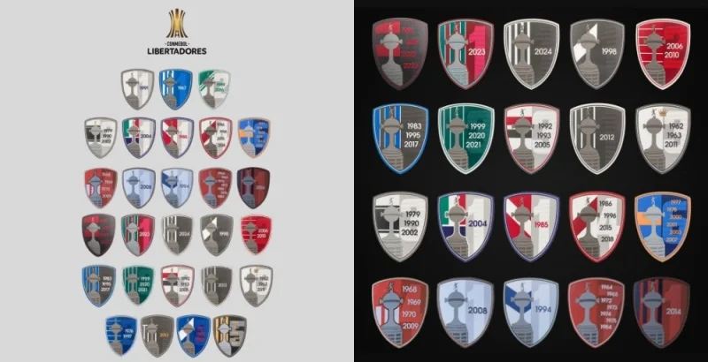 Conmebol Reveals 27 Custom Copa Libertadores Champions Sleeve Badges