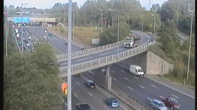 M60 Traffic Delays ease after crash closes two lanes at junction 5