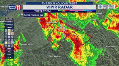 WBTV warns of severe storms, isolated tornado in Charlotte Tuesday — Tornado In Asheville