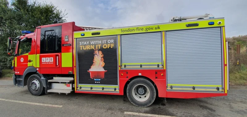 Romford Fire Sends Thick Smoke Across A12 Near Mawney Road