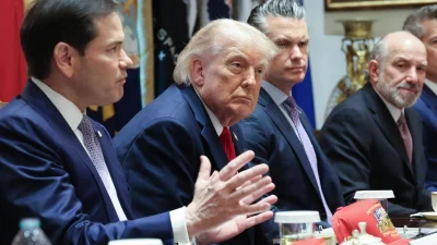 Donald Trump Holds Third Camp David Cabinet Meeting on Iran