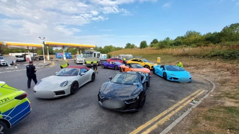 Essex Police Seize 13 Supercars in M11 Traffic Stop
