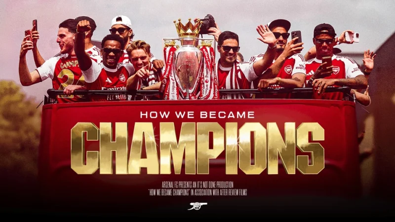 Martin Odegaard lifts the Premier League trophy at Selhurst Park — Arsenal Fc Games end with the biggest possible statement