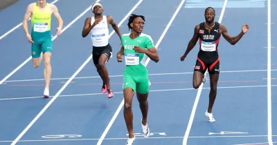Iwan Thomas: Samuel Ogazi gives Nigeria another Glasgow 2026 gold as 400m title is won in 44.25 seconds