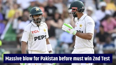 Shan Masood ruled out of the second Test — and Pakistan's Ubaid Shah selection decision suddenly matters