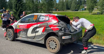 Elfyn Evans loses two minutes and drops to fifth on SS14 — Wrc