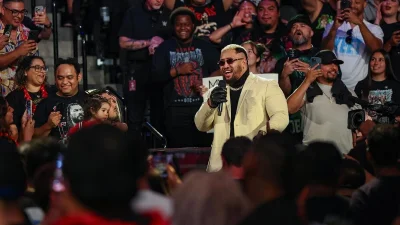LA Knight, Solo Sikoa and Royce Keys beat Jacob Fatu and The Usos at Wwe Summerslam — and the Bloodline story shifts again