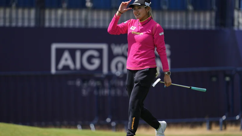 2026 AIG Women's Open: Shiho Kuwaki is in contention as Japan's young star keeps rising